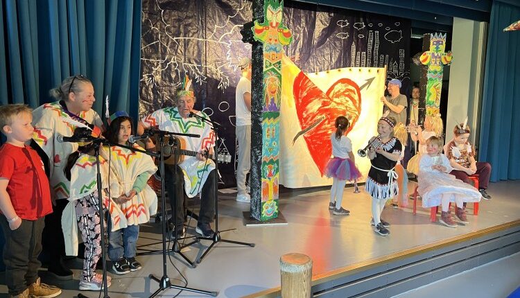 Indianer-man, musical opført af Børnehuset Lindehøj på Herlev Gymnasium
