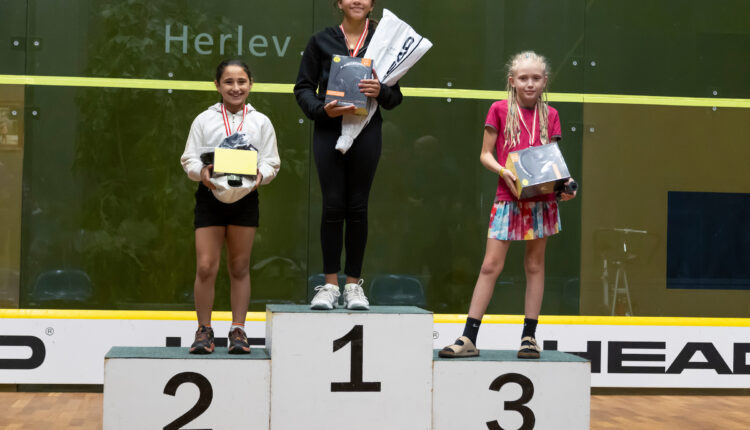 Head Danish Junior Open 2024, squash i Skinnderskovhallen 27-29. september. Foto: Claus Birch