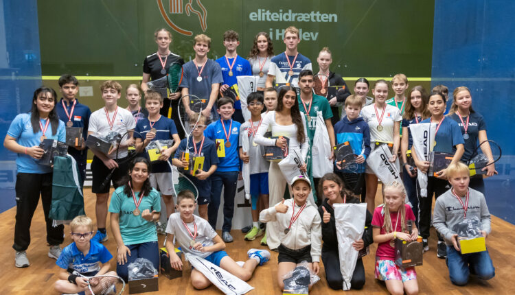 Head Danish Junior Open 2024, squash i Skinnderskovhallen 27-29. september. Foto: Claus Birch