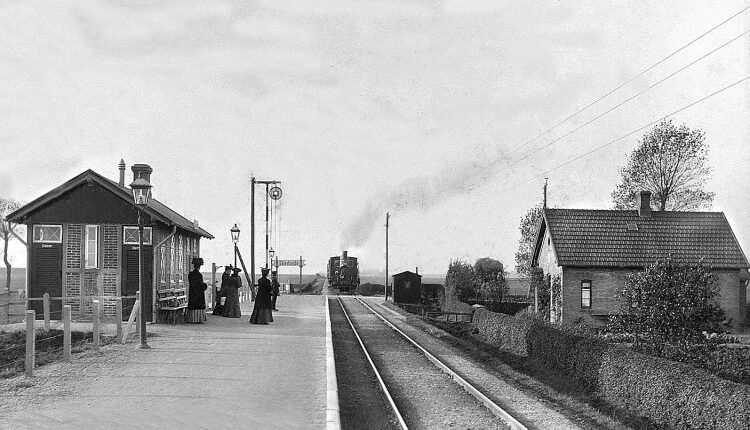 Skovlunde Station cirka 1910