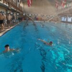 Herlev Byskole, triatlon, Skolernes Motionsdag, svømning i Herlev Badet. Foto: Thomas Frederiksen