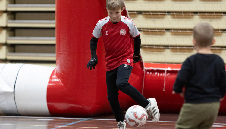 Fanzone før U18 træningskampen mellem Danmark og Finland den 13. november 2024 på Herlev Stadion. Foto: Claus Birch